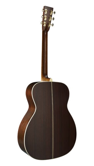 Back of Martin J-40 Guitar