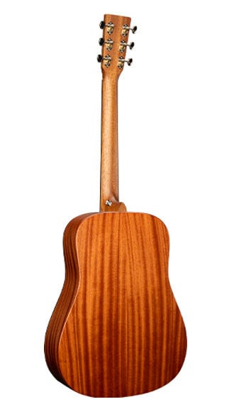 Back of Martin D Jr E StreetLegend® Guitar