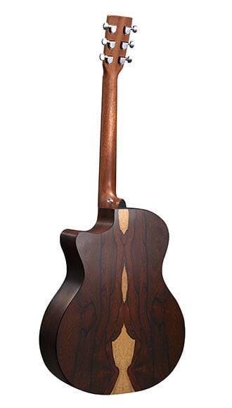 Back of Martin GPC-X2E Cocobolo Guitar