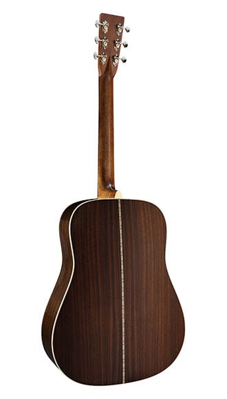 Back of Martin D-28 Guitar